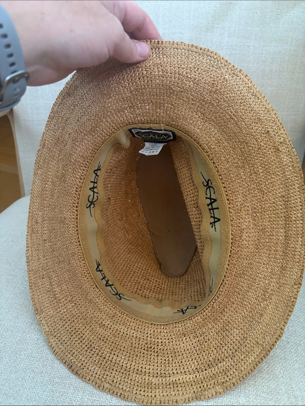 Scala // raffia hat
